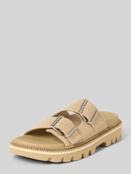 Slippers van suède van Tommy Jeans Beige - 4