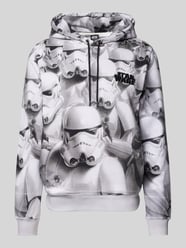 Bluza z kapturem o kroju regular fit z motywem Starwars® od s.Oliver RED LABEL - 4