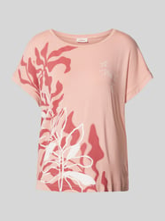 T-shirt met motiefprint van s.Oliver RED LABEL Roze - 29