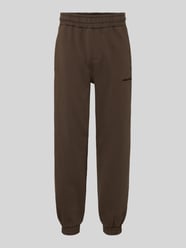 Sweatbroek met elastische band van PEGADOR - 26