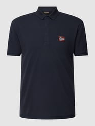Poloshirt met logopatch, model 'Ebea' van Napapijri Blauw - 19