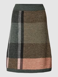 Minirok met rasterruit van s.Oliver RED LABEL Zwart - 19