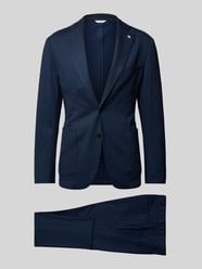 Garnitur krój slim fit z Marynarka na 2 guziki od Manuel Ritz - 32