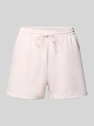 Szorty o kroju straight fit z tunelem model 'French' od New Balance Fuksjowy - 2
