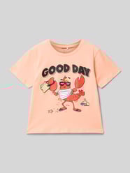 T-Shirt mit Motiv-Print von Name It Orange - 4