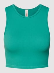 Top in riblook, model 'GWEN' van Only Groen - 12