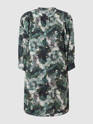 Lange blouse van viscose, model 'Dana' van Fransa Groen - 34