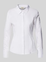 Bluse mit verdeckter Knopfleiste Modell 'jzashirt' von Fransa Weiß - 4