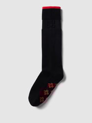 Sokken met labeldetails, model 'HOMESOCK' van HUGO Grijs / zwart - 46