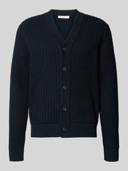 Regular fit gebreid jack van puur katoen, model 'TOM' van SELECTED HOMME - 9