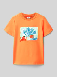 t-shirt o kroju regular fit z dodatkiem bawełny od s.Oliver RED LABEL - 23