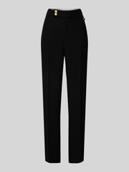 High waist stoffen broek met persplooien, model 'Mara Trend' van ROSNER - 4