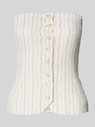 Off-Shoulder-Bluse mit Knopfleiste Modell 'SAELLENA' von Samsøe Samsøe - 29