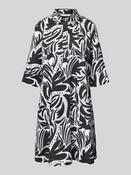 Knielanges Hemdblusenkleid mit verdeckter Knopfleiste von Christian Berg Woman - 11