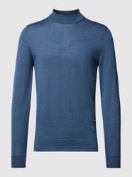 Strickpullover mit Stehkragen Modell 'Marek' von Strellson Blau - 40
