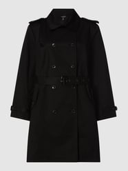 PLUS SIZE trenchcoat van katoenmix  van Lauren Ralph Lauren Curve Grijs / zwart - 42