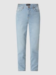 Mom fit jeans met stretch, model 'Leah' van Pieces Blauw - 47