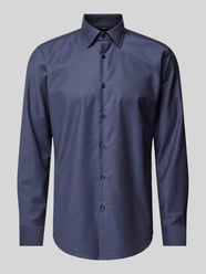 Regular Fit Business-Hemd mit Kentkragen Modell 'Joe' von BOSS Blau - 35