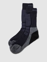 Socken mit Label-Detail im 2er-Pack Modell 'hike Socks' von Salomon Blau - 6