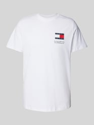 T-Shirt mit Label-Print von Tommy Jeans Weiß - 6
