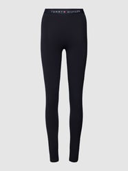 Legging met elastische band met logo van TOMMY HILFIGER Blauw / turquoise - 29