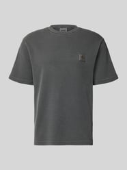 T-shirt met structuurpatroon model 'Nelson' van Carhartt Work In Progress - 16
