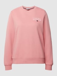 Sweatshirt met labelstitching van TOMMY HILFIGER Roze - 45