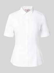bluzka o kroju slim fit z listwą guzikową od Christian Berg Woman Selection - 8
