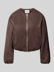 Regular Fit Kunstlederjacke in Velourleder-Optik Modell 'STINA' von ONLY - 21