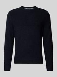 Gebreide pullover met ribboorden, model 'Rick' van Brax - 4