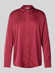 Regular Fit Bluse mit verdeckter Knopfleiste von Christian Berg Woman Selection Bordeaux - 9