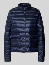 Steppjacke mit Druckknopfleiste von Lauren Ralph Lauren Blau - 42