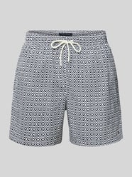 Regular fit zwembroek met tunnelkoord van Tommy Hilfiger - 3