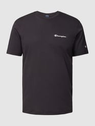 T-Shirt mit Label-Print von CHAMPION Schwarz - 21