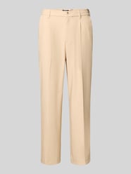 Wide Leg Fit Stoffhose mit Viskose-Anteil von MCNEAL Beige - 7