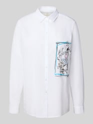Regular fit blouse met knoopsluiting van Milano Italy - 42