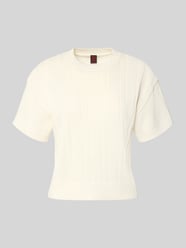 Sweter o kroju regular fit z dzianiny z mieszanki żywej wełny od Stefanel - 22