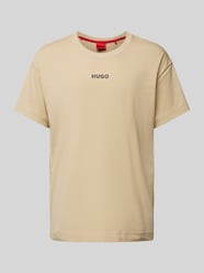 T-Shirt mit Label-Print von HUGO Beige - 25