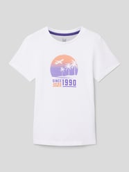 T-Shirt mit Motiv-Print Modell 'SUMMER' von Jack & Jones Weiß - 17