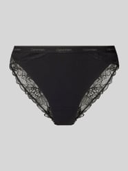 String mit Spitzenbesatz von Calvin Klein Underwear Schwarz - 15