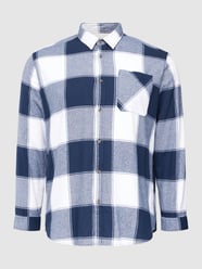 PLUS SIZE Freizeithemd mit Vichy-Karo Modell 'JOROWEN' von Jack & Jones Plus Blau - 47