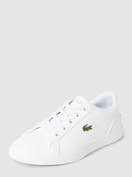 Sneaker mit Logo-Stitching von Lacoste Weiß - 32