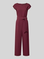 Regular Fit Jumpsuit mit Bindegürtel von Betty Barclay Bordeaux - 35