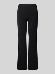 Spodnie szerokie z obszyciem ozdobnymi kamieniami model ‘ZITA’ od Only - 25