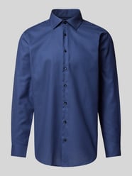 Regular Fit Business-Hemd mit Kentkragen von Christian Berg Men Blau - 40