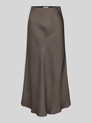 Midirock aus Satin mit elastischem Bund Modell 'URA' von Drykorn Beige - 31