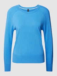Gebreide pullover met logoprint van Marc Cain Blauw / turquoise - 22