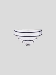 Bikini-Hose mit Streifenmuster von Heidi Klein Weiß - 44