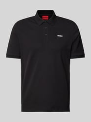 Poloshirt mit Label-Print Modell 'Donos' von HUGO - 42