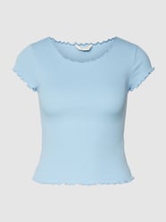T-Shirt mit Muschelsaum von REVIEW Blau - 13